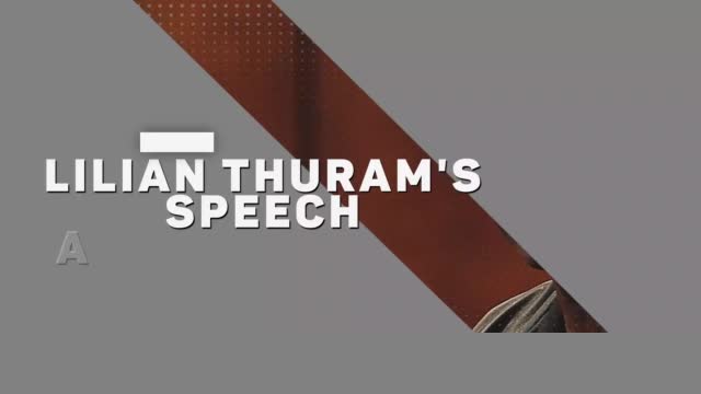 Lilian Thuram's speech against racism