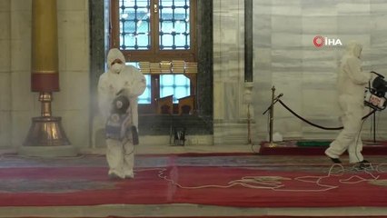 Fatih'teki camiler ve ibadethaneler dezenfekte edildi