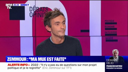 ÉDITO - Pour Pierre Jacquemain, Éric Zemmour "n'est pas dans la posture d'un homme politique qui va faire des propositions"