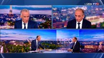 Intervention d'Eric Zemmour sur le plateau de TF1 pour le journal télévisé de 20h, le soir-même de sa déclaration officielle de candidature pour les présidentielles 2022