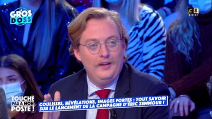 "Il lui manque un peu plus de 200 signatures" affirme Antoine Diers, soutien d'Eric Zemmour