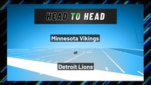 Minnesota Vikings at Detroit Lions: Moneyline
