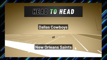 Dallas Cowboys at New Orleans Saints: Spread