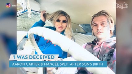 Aaron Carter and Fiancée Melanie Martin Break Up a Week After Son's Birth: 'I Was Deceived'