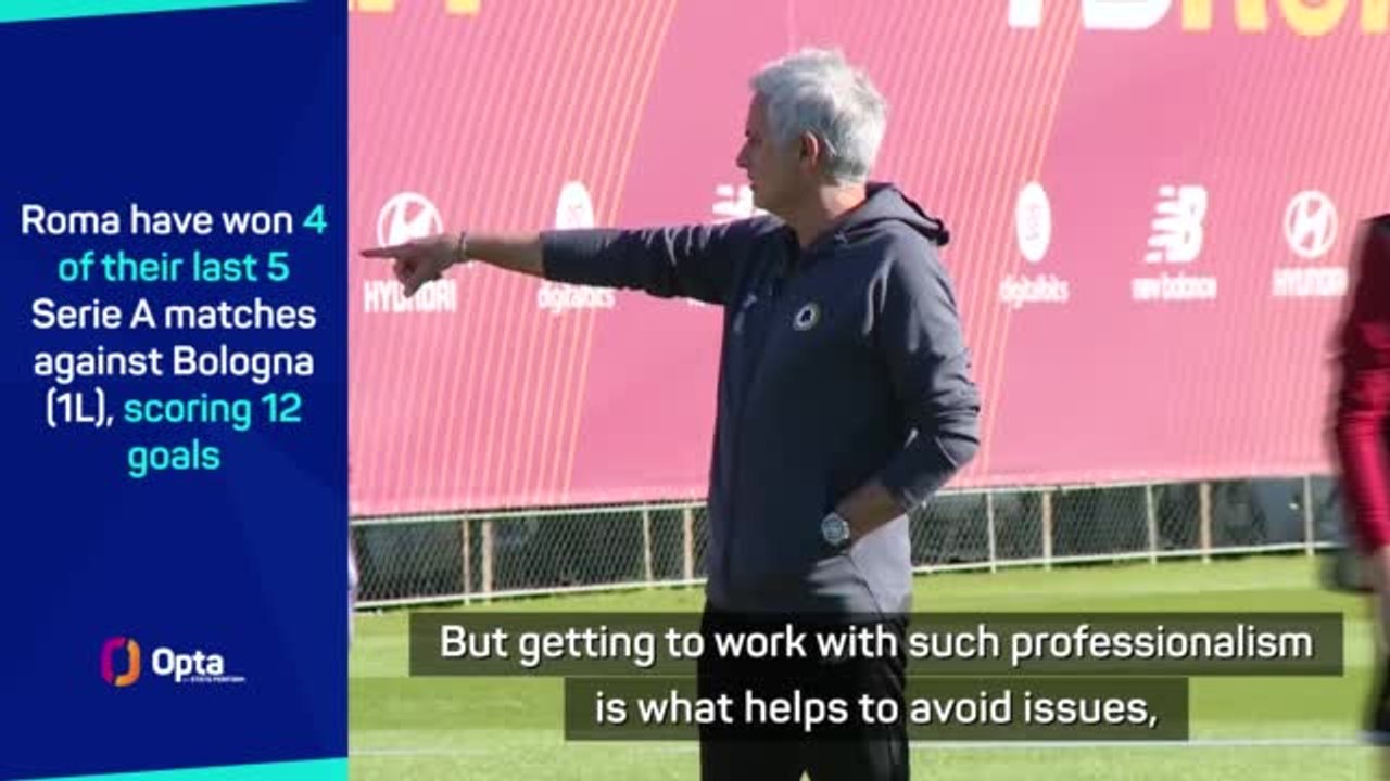 Mourinho praises players' mentality ahead of Bo...