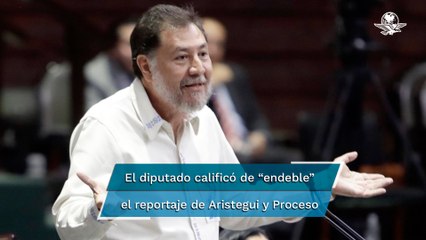 Fernández Noroña pide a Aristegui y Proceso que “por favorcito” investiguen ventas de sus libros