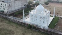 Devoted Indian husband has mini Taj Mahal replica built for wife