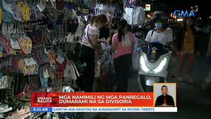 Mga namimili ng mga panregalo, dumarami na sa Divisoria | UB