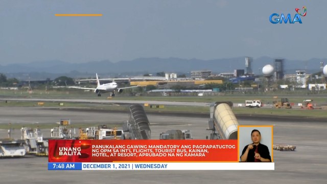 Panukalang gawing mandatory ang pgpapatugtog ng OPM sa int'l flights, tourist bus, kainan, hotel, at resort, aprubado na ng kamara | UB