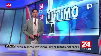 TC declara inconstitucional ley que prohíbe la contratación bajo el régimen CAS