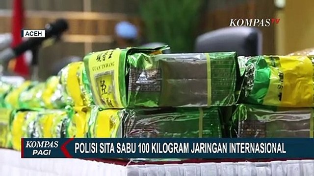 Polisi Ringkus Sindikat Narkoba Jaringan Internasional, 100 KG Sabu Diselundupkan dari Malaysia!