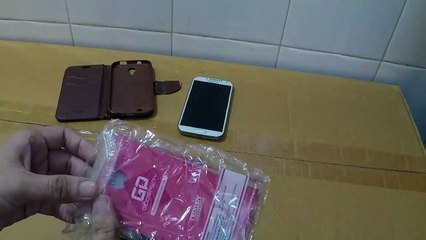 Unboxing and Review of magnetic flip cover for samsung galaxy s4