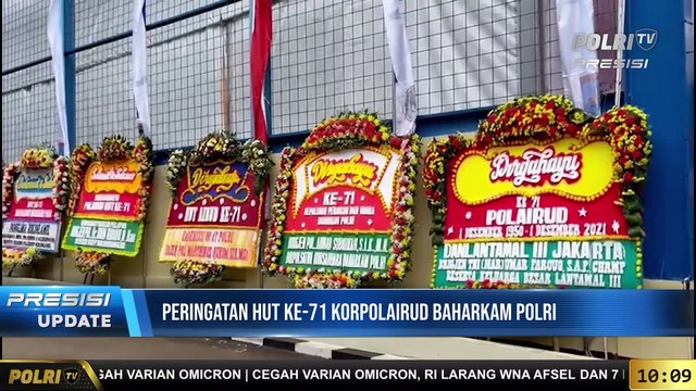 PRESISI Update 10.00 WIB LIVE Report Peringatan HUT Ke 71 Korpolairud Baharkam Polri berlangsung di Mako Ditpoludara Pondok Cabe, Tangerang Selatan