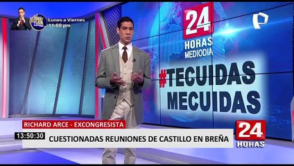 Richard Arce: El principal artífice de la vacancia es el propio presidente Castillo