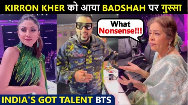 Kirron Kher ANGRY On Badshah, Shilpa Shetty Enjoys The Moment | India's Got Talent BTS