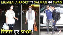 Salman Khan Waves At Media, Kiara Advani, Parineeti, Shruti Haasan With Boyfriend At Airport