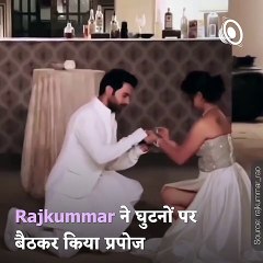 Actor Rajkummar Rao Gets Romantic For Wife Patralekha, Watch Video