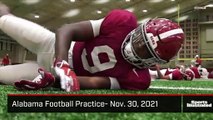 Alabama Football Practice Footage