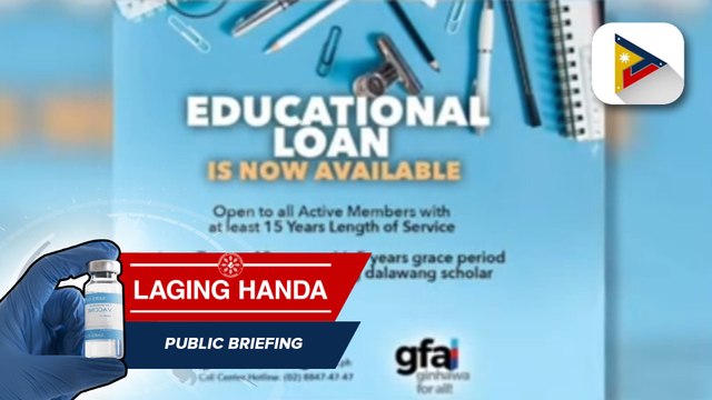 GFAL Education Loan, handog ng GSIS sa mga miyembro nitong may mga dependent na nag-aaral pa