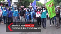 Pemprov Jatim Akomodir Tuntutan Buruh Terkait UMK 2022