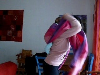 kangourou dos croisement des pans dans les bretelles