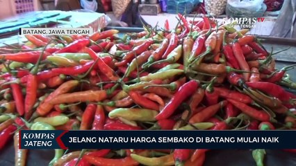 Jelang Nataru Harga Sembako Di Batang Mulai Naik