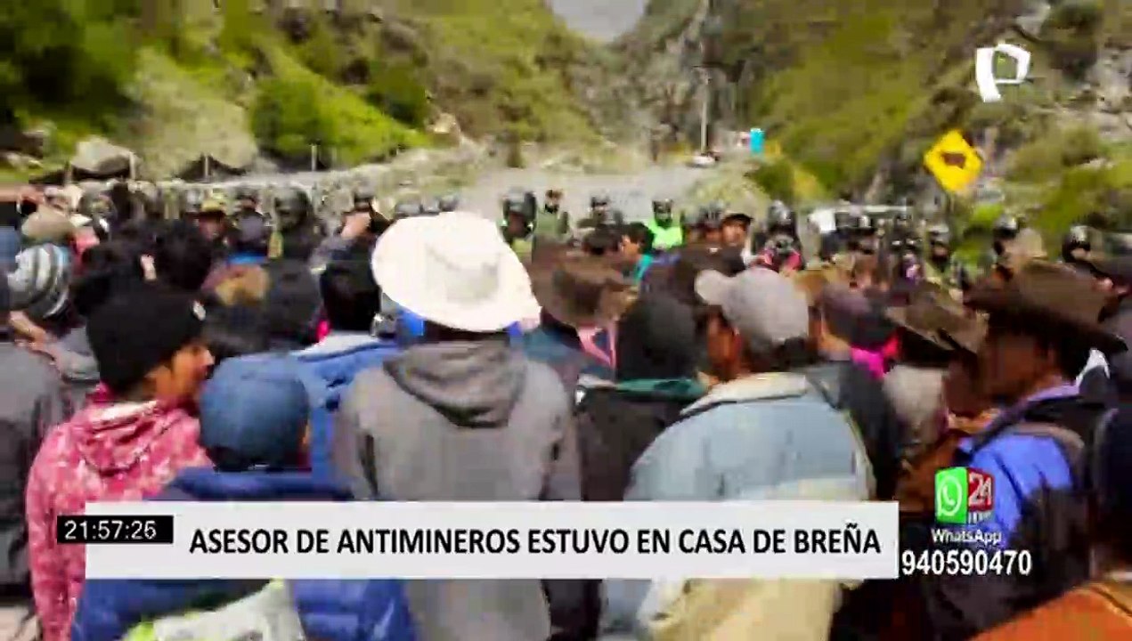Asesor de antimineros también se reunió con Pedro Castillo en casa de Breña