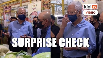 Ismail Sabri conducts price check in Putrajaya