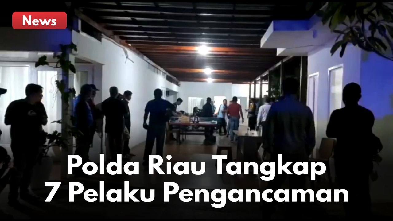 POLDA RIAU TANGKAP 7 PELAKU PENYERANGAN RUMAH DINAS WAKIL KETUA DPRD RIAU !! SATU DIANTARANYA PNS !!