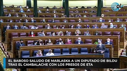 El baboso saludo de Marlaska a un diputado de Bildu tras el cambalache con los presos de ETA