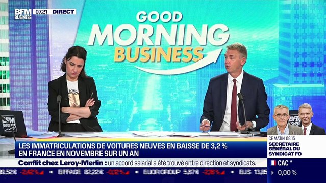 François Roudier (PFA) : Baisse des immatriculations des voitures neuves en France - 01/12