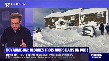 Bloqués par la neige, des clients sont restés trois jours dans un pub au Royaume-Uni
