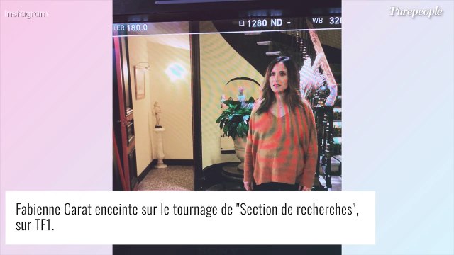 Fabienne Carat enceinte : baby bump très volumineux en tournage, accouchement imminent !