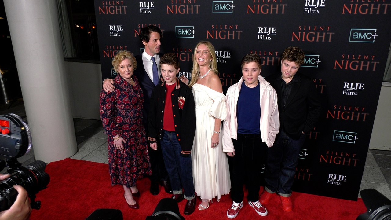 Matthew Goode, Annabelle Wallis, Roman Griffin Davis "Silent Night" Los Angeles Special Screening Red Carpet