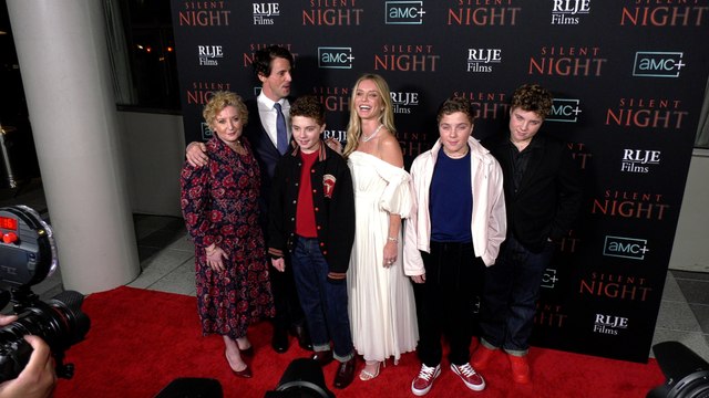 Matthew Goode, Annabelle Wallis, Roman Griffin Davis Silent Night Los Angeles Special Screening Red Carpet