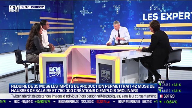 Les Experts : Les effets de la réduction des impôts de production sur le salaire et la création d'emplois - 01/12