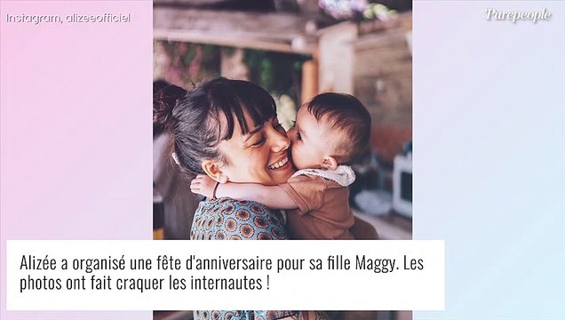 Alizée : Radieuse en famille avec ses 2 filles pour l'anniversaire de Maggy