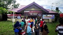 Polres Sambas Gelar Vaksinasi TNI- Polri di Kec. Teluk Keramat