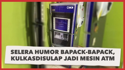 Selera Humor Bapak-Bapak, Kulkas Malah Disulap Jadi Mesin ATM