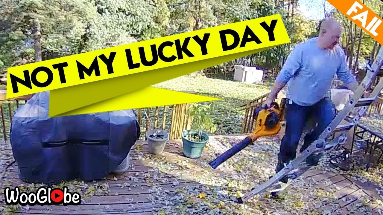 'Off-duty fireman KNOCKED OUT COLD following SPINE-CHILLING fall off a ladder '