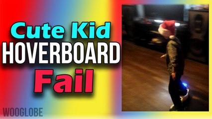 'Kid face plants on couch after dad encourages him to go faster on hoverboard '