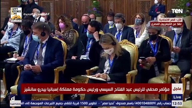 السيسي: اتفقنا على أهمية العمل المشترك نحو زيادة الاستثمارات الإسبانية في مصر