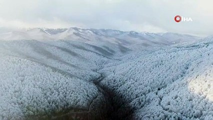 Görüntü Bursa'dan! Beyaza büründü