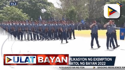 PNP, tatanggap na ng aplikasyon ng exemption sa gun ban para sa hatol ng bayan 2022