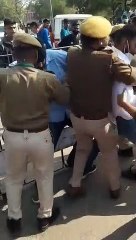 जेएनवीयू में छात्रों का प्रदर्शन