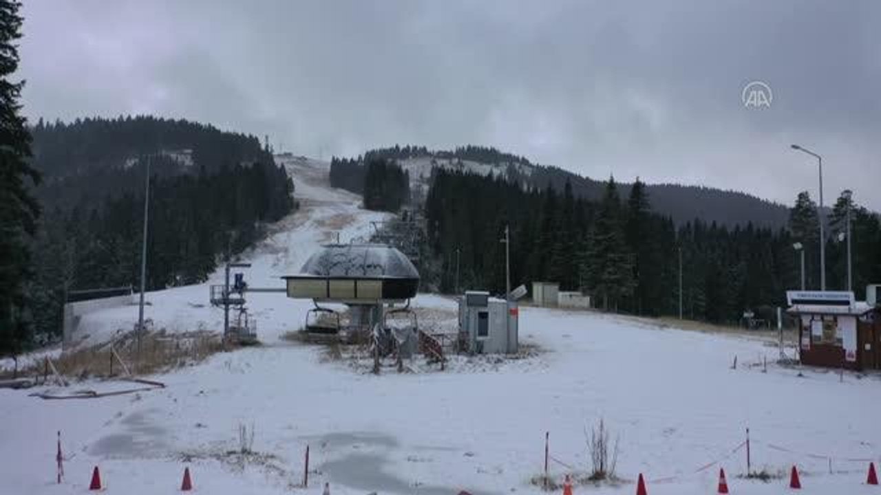 KASTAMONU - Ilgaz Dağı Kayak Merkezi beyaza büründü