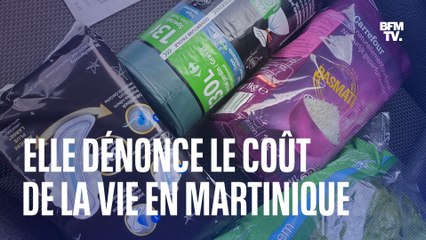 Cette Martiniquaise dénonce le coût de la vie sur l’île