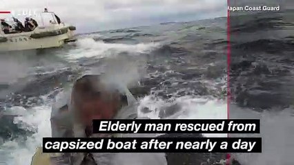 Elderly Japanese Man Rescued After Being on Capsized Boat for Nearly a Day