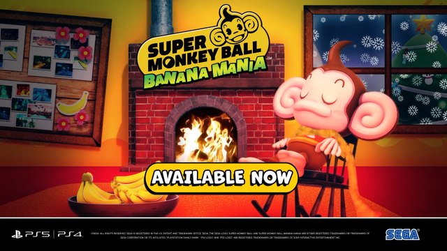 Super Monkey Ball Banana Mania - Holiday Trailer PS