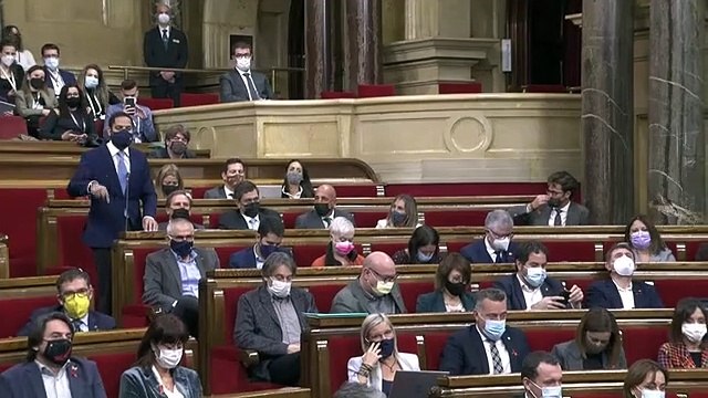 Aragonès demana un compromís antifeixista a la resta de partits davant d'un discurs racista de Vox